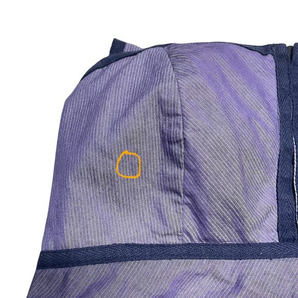 URBAN OUTFITTERS KIMCHI BLUE Pinstripe Jane Corset Top Dress Purple/Blue Size M - Picture 9 of 9